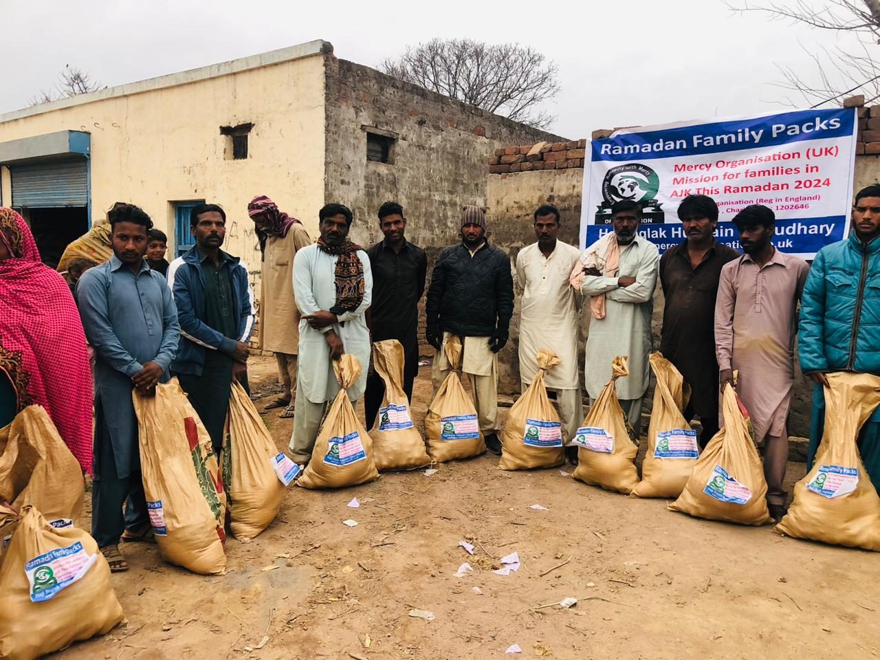 Ramadan family food packs ready for distribution in Azad Kashmir